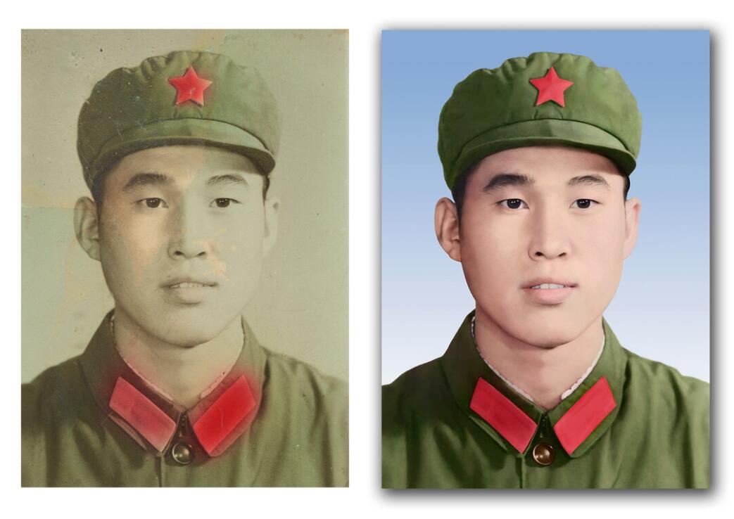东兴破损照片修复-18